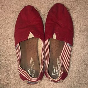 Lightly Worn Red Toms